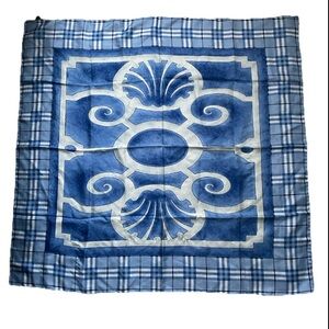 BURBERRY London | 100% Silk Scarf 31 x 31 inches